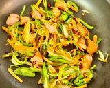 梅ポン生姜の納豆麹②のそうめんチャンプルー作り方4写真