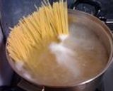 豆乳入り☆エビと枝豆のクリームパスタ作り方2写真