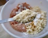 れんこんシャキシャキ！鶏ひき肉のつくね作り方2写真