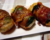 肉巻きおにぎりin大葉チーズ作り方6写真