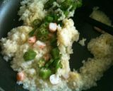 オクラと海老のバジルリゾット作り方4写真