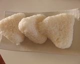 肉味噌焼きおにぎり作り方1写真