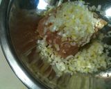 れんこんの甘辛はさみ焼き作り方2写真