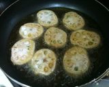 れんこんの甘辛はさみ焼き作り方6写真