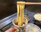ゆで卵で作った麺と生卵で作った麺の食べ比べ作り方21写真
