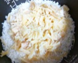 旨味たっぷり干し帆立の炊き込みご飯！作り方3写真