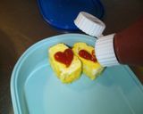 お弁当を簡単可愛くハートケチャップ❤作り方1写真