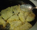 濃バターで揚げ焼きエビハーブマヨパン粉作り方8写真