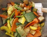 豆腐とベジタブルのごまサラダ♪作り方15写真
