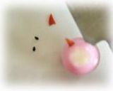 うずらの卵でピンクのぶたさん♪キャラ弁に作り方5写真