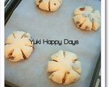 ＊ふわふわ♪かわいいお花のレーズンパン＊作り方5写真