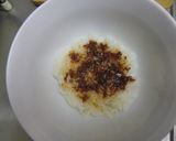 具のソースを使用した肉味噌ささみカツ丼作り方2写真