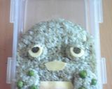 【お弁当】　☆ガチャピン弁当☆作り方14写真