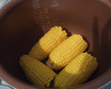 炊飯器で☆とうもろこしが甘くなる茹で方作り方3写真