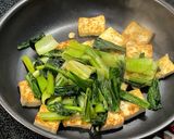 小松菜と豆腐のみそ炒め作り方10写真