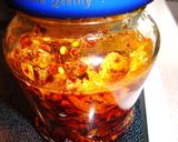 食べるラー油で☆チーズとナッツトースト作り方3写真