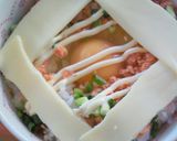 朝食に★鮭マヨ＆半熟卵の焼きごはん作り方4写真
