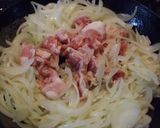 いつもの親子を豚肉に変えた丼♪作り方1写真