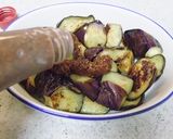 茄子チーズ焼き・肉味噌風作り方2写真