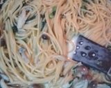 |・）ノ　クリームパスタミートソース乗せ作り方14写真