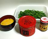 イカの塩辛を使った、にら玉炒り作り方1写真