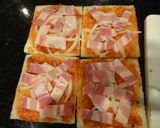 ピザパン♪サンドウィッチ用パンでサクサク作り方4写真