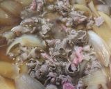 簡単 牛丼 大人数用作り方3写真