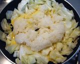 やさしい味♡キャベツ炒飯作り方4写真