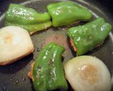 ピーマンと玉ねぎの肉詰め♪作り方10写真