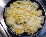 やさしい味♡キャベツ炒飯作り方5写真