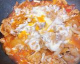 チーズたっぷり豚こまのケチャップ炒め作り方4写真