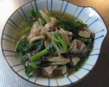 わさび・からし菜の煮浸し作り方13写真
