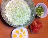 あげ玉入りコールスローサラダ作り方1写真