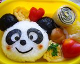 ＊キャラ弁＊超簡単　のりだけ　パンダ作り方5写真