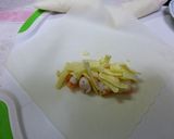 春巻きの皮でおつまみ♪えび＆チーズ✿作り方3写真