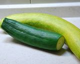冬瓜風♪キュウリの煮物～ホタテあんかけ作り方1写真