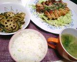 ゴーヤと蓮根のキンピラ作り方7写真