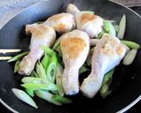 レンジde時短★ネギと手羽元のピリ辛焼き作り方4写真