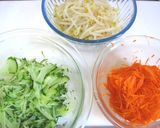 ✿具のソース肉味噌風でビビンバ✿作り方1写真