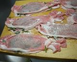 揚げない梅しそ豚カツ作り方5写真