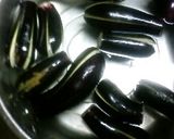 なすと挽肉のうま煮、シソとゴマで超美味作り方1写真