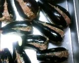 なすと挽肉のうま煮、シソとゴマで超美味作り方3写真
