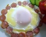 お花みたいなウィンナーの目玉焼き❤作り方9写真
