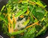 出汁まで飲めるほうれん草しらすのおひたし作り方4写真