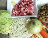 カルボな焼きうどん作り方1写真