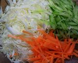 千切り野菜のバルサミコソース作り方1写真