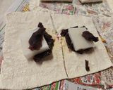 餡ころ餅パイ　今日のおやつ(^^)作り方3写真