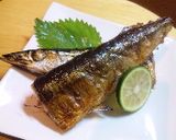 酢橘でさっぱり！秋刀魚のまぜご飯作り方1写真