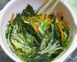 茎わかめと野菜の簡単あえ物作り方4写真