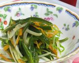 茎わかめと野菜の簡単あえ物作り方5写真